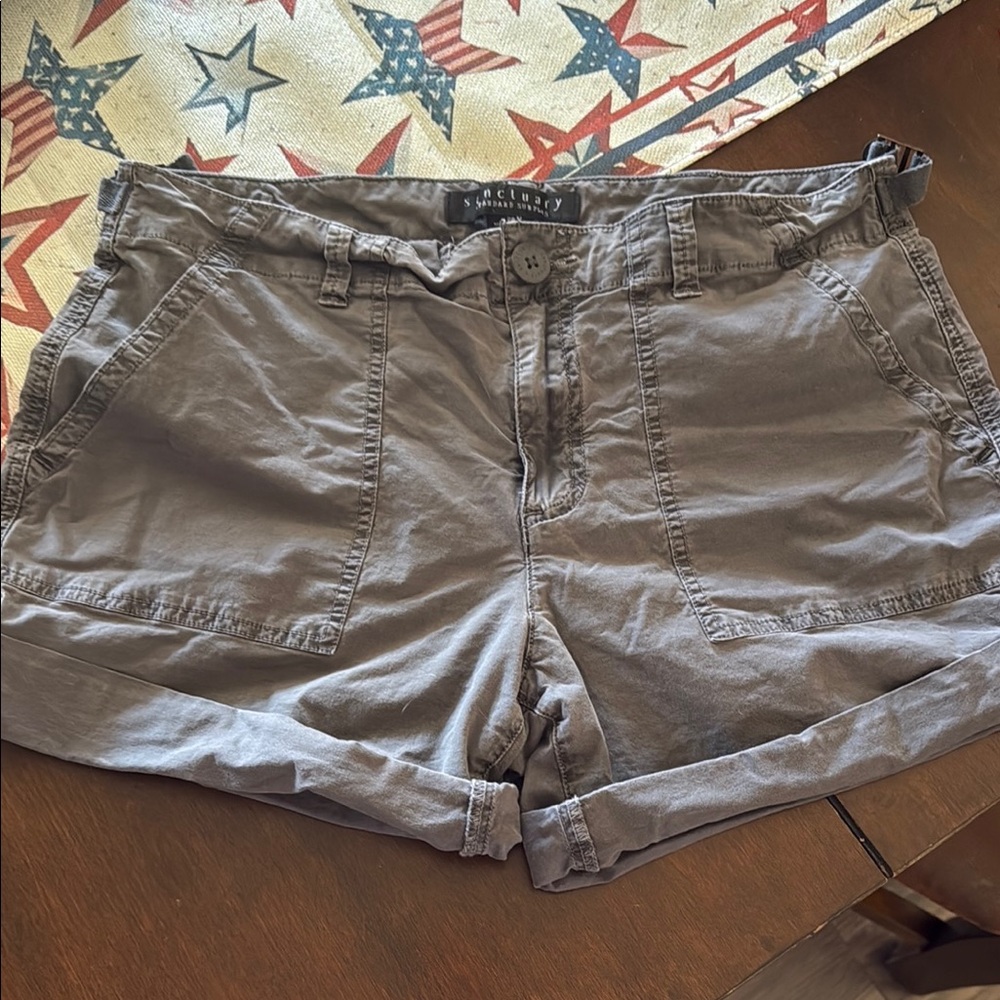 Sanctuary Women's Gray Cargo Shorts